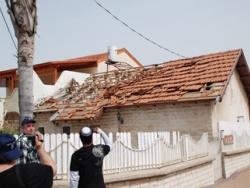 Kassam destroyed house 