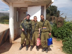 soldiers with mishloach manot