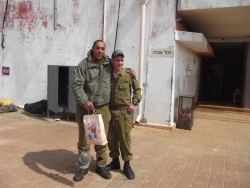 soldiers with mishloach manot