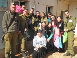 Volunteers with Soldiers