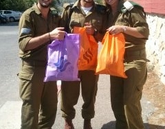 Soldiers with packages