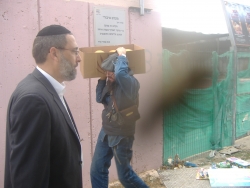 Bringing supplies to Southern shelter