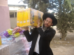 Bringing supplies to Southern shelter