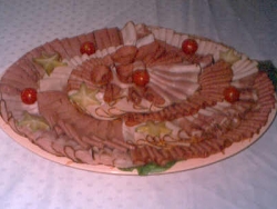 Deli platter for soldiers