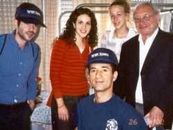 Visiting hospitalized soldiers