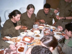 Feast for soldiers