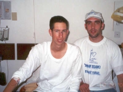 Visiting hospitalized soldiers