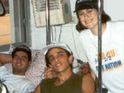 Visiting hospitalized soldiers