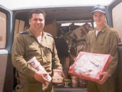 Mishloach manot for soldiers