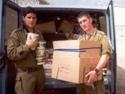 refreshments for soldiers