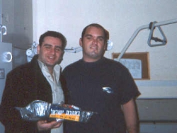 Visiting terror victim recuperating at Levenstein Hospital